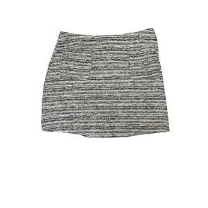 Loft Tweed Style Boucle Mini Skirt With Pockets Size Large